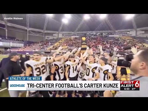 Athlete of the Week: Tri-Center football's Carter Kunze