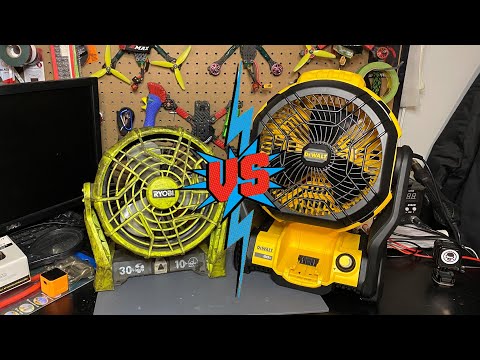 DeWalt Vs Ryobi Fan