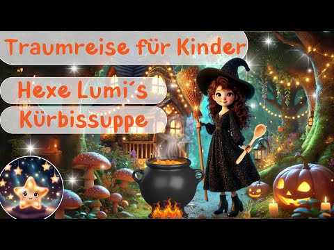 Traumreise für Kinder zum Einschlafen – Hexe Lumi´s Kürbissuppe