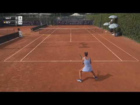 Maria Mateas [3] - Ekaterina Reyngold | W35 Rome 2024 Round of 32 | Set I & II