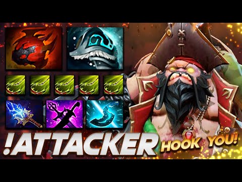 Attacker Pudge - HOOK YOU! - Dota 2 Pro Gameplay [Watch & Learn]