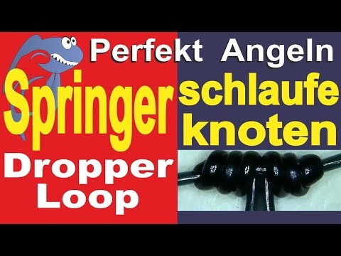 Perfekt Angeln - Springerschlaufe, Springerknoten, Dropper Loop, Abzweigknoten, Angelknoten, Tipps