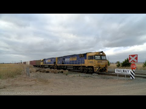 4PM6 Pacific National Intermodal Container Freight Train (16/1/2021) - PoathTV Australian Railways