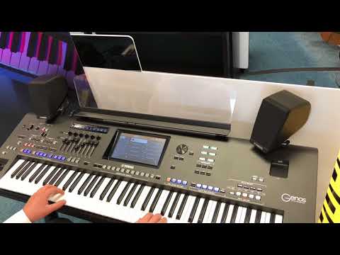 Yamaha Genos - A quick demonstration from Phil - Rimmers Music Southport