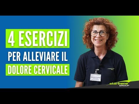 4 esercizi per alleviare il DOLORE CERVICALE