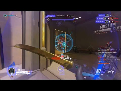 Overwatch Rank 1 Korean Genji WATER Showing His Gameplay Tricks