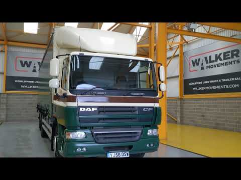 New In Stocklist For Sale: DAF CF75 26 TONNE 6X2 CURTAINSIDER – 2006 – YJ56 OSW