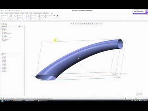 Ikea Door Handle - Creo Parametric 2.0 / Pro Engineer