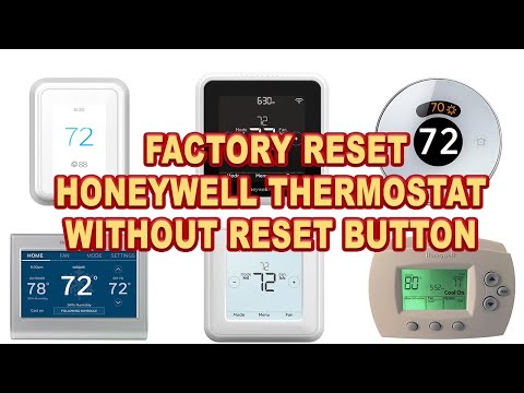 How to Factory Reset Your Honeywell Thermostat Without Reset Button video thumbnail