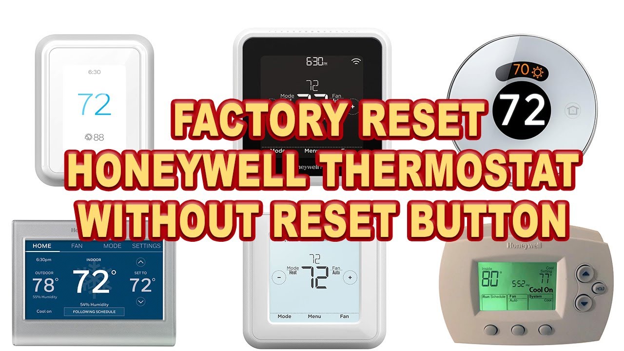 How to Factory Reset Your Honeywell Thermostat Without Reset Button video thumbnail