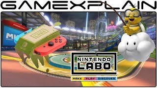 Nintendo Labo RC Car RACE! Ash Vs Andre in Mario Kart-Inspired Face-Off!