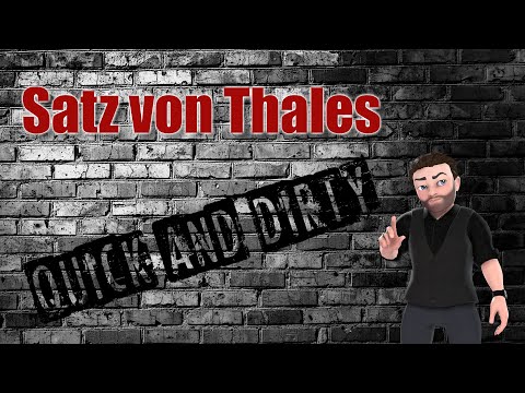 Satz von Thales | quick and dirty | mathematik.rocks | Phil Stangl
