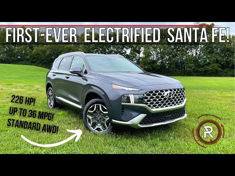 The 2021 Hyundai Santa Fe Hybrid Is A Roomy, All-Weather Electrified Family SUV