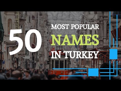 Most Common First Names in Turkey | Learn Turkish