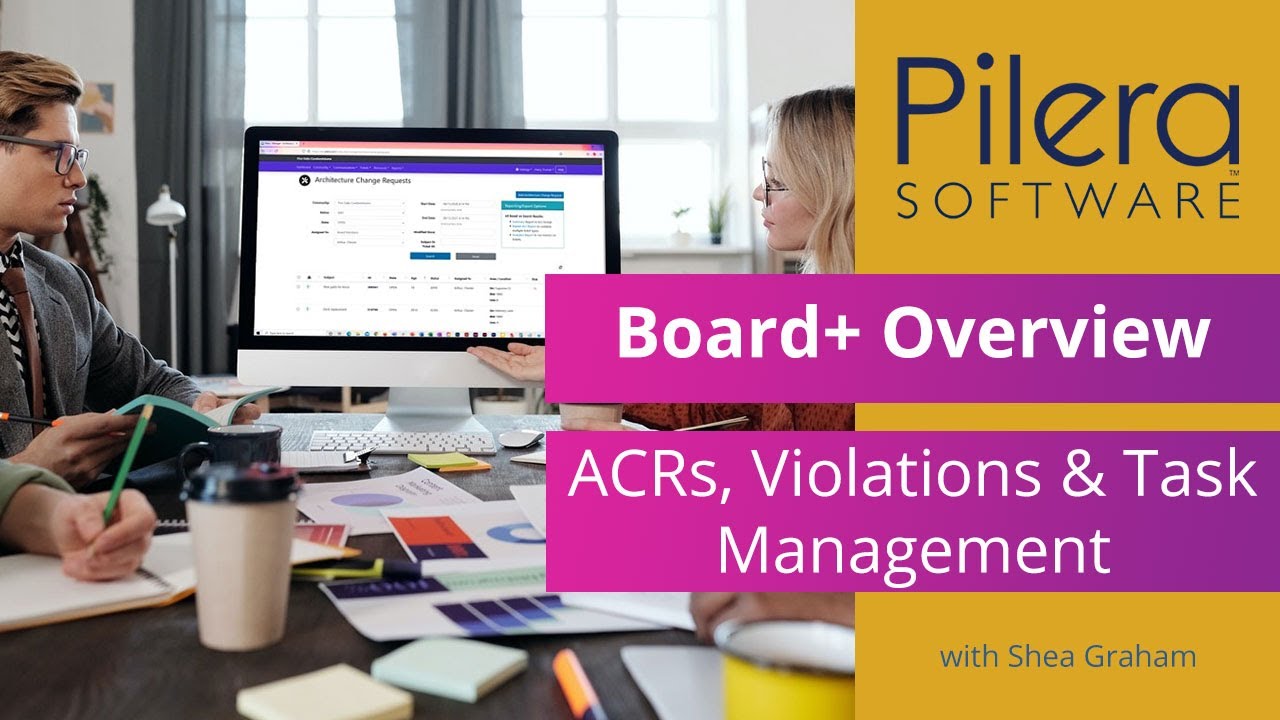 Pilera Board+ | Tasks, ACRs, and Violations for HOA & Condominium Management