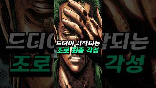 원피스  최종장 조로의 마지막각성 시작 #원피스 #쇼츠