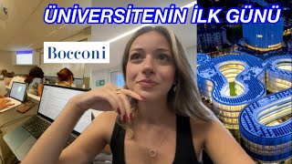 ÜNİVERSİTENİN İLK GÜNÜ 🥳 | BOCCONI VLOG