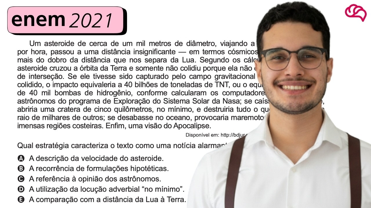 Resolução em Vídeo — Questão 6 ENEM 2021