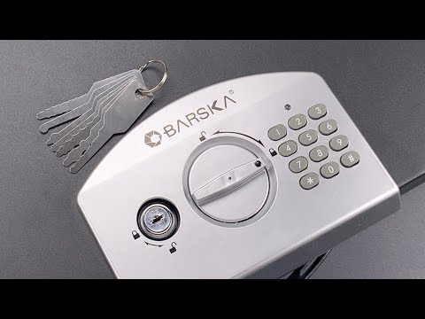 1038】バルスカ デジタルロックボックス ジグルオープン(モデルAX11910) ([1038] Barska Digital Lockbox Jiggled Open (Model AX11910))