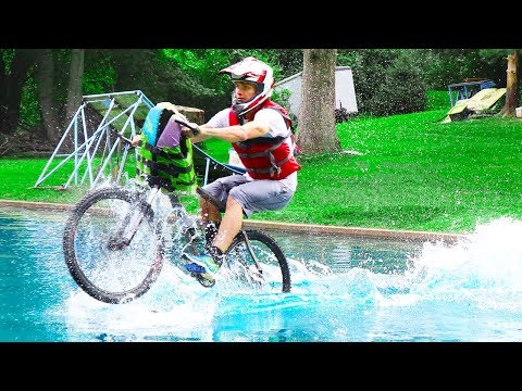 BIKING ON WATER!! Video