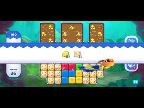 FISHDOM BLAST LEVEL 100 ~ No boosters