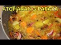 Atcharang Papaya Recipe (Pickled Papaya)