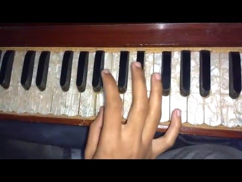 Happy birthday tune harmonium/piano tutorial - Learn to play.