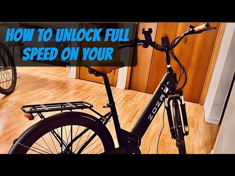 How to Unlock FULL SPEED on Your ZDZA E-bike (Easy Tutorial)