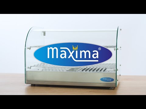 Maxima Gastro Wärmevitrine - 45 l - 55 cm - 2 Regale