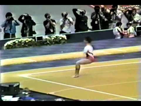 2nd TO Elena Shushunova FX   1987 World Gymnastics Championships 10 00
