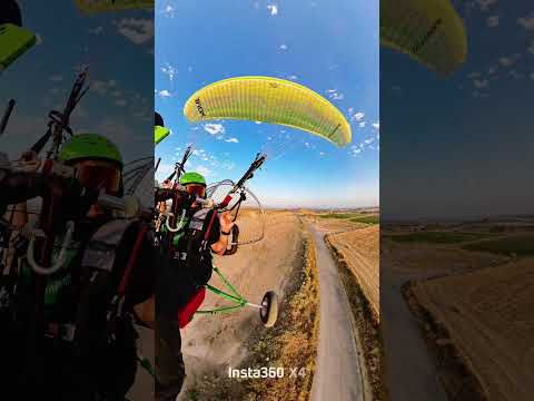Vuelo en paramotor por Caspe