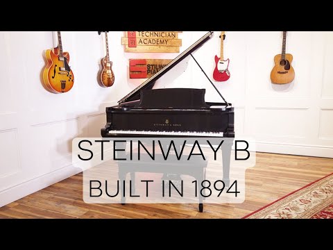 Steinway & Sons B 1894 - Ebony Satin Grand Piano New Rebuild image 13