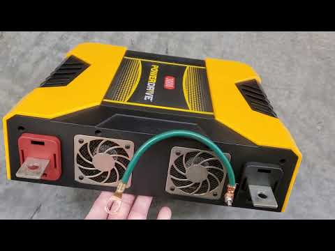 FULL REVIEW- PowerDrive PD3000 3000 Watt Power Inverter Bluetooth/ Wireless/ Remote Access