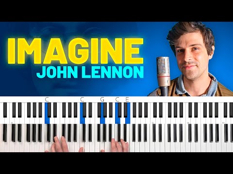 How to play "Imagine" just like John Lennon [PIANO CHORDS TUTORIAL]