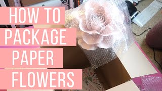 How To Package Paper Flowers | Paper Flowers