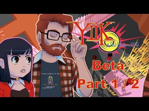 YIIK: A Postmodern RPG - BETA DEMO Gameplay - PART 1 - Exploring WINDTOWN