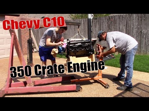 350 crate engine/windshield/master cylinder