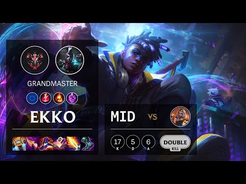 Ekko Mid vs Qiyana - EUW Grandmaster Patch 11.7