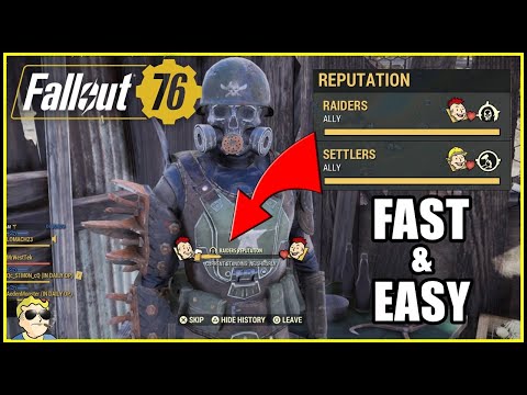 The Fastest Ways To Get Max Reputation - Fallout 76