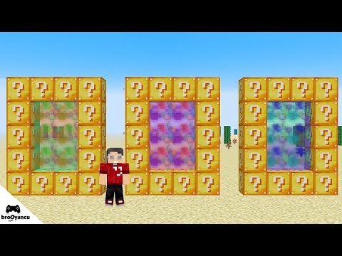 MİNECRAFT DEV PORTAL ŞANS BLOKLARI