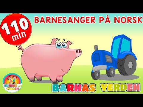 Barnesanger på norsk | Norske barnesanger | Lille Petter Edderkopp og mye mer | 110 min