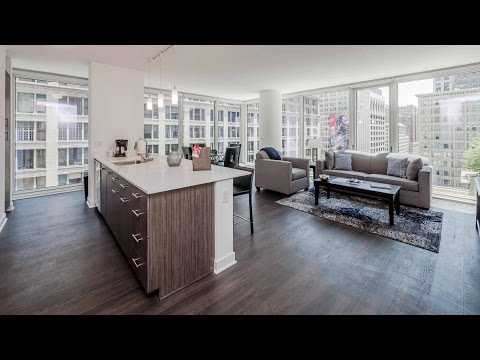 Tour a Suite Home Chicago furnished 2-bedroom, 2-bath at Marquee at Block 37
