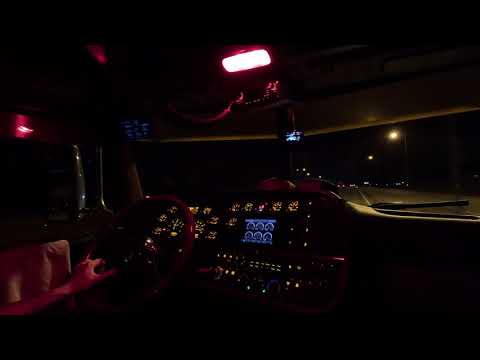ASMR - 389 Peterbilt Night Ride to Colorado