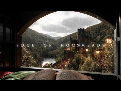Edge Of Hogsmeade | Fantasy Ambience, Rain Study Music, Hogwarts Inspired Soundscape