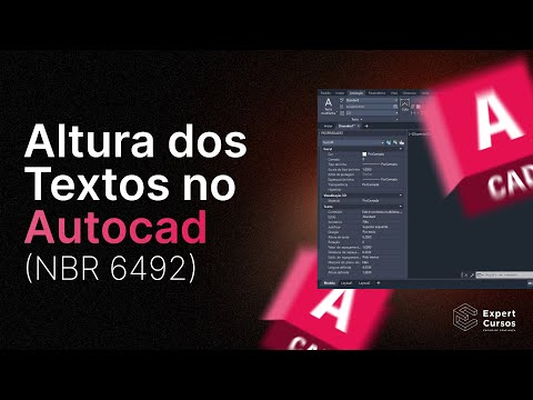 Height of Texts in Autocad (NBR 6492)