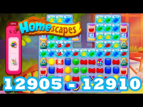 Homescapes Level 12906 - 12910 HD 3 - match puzzle Gameplay | android | IOS | 12907 | 12908 | 12909