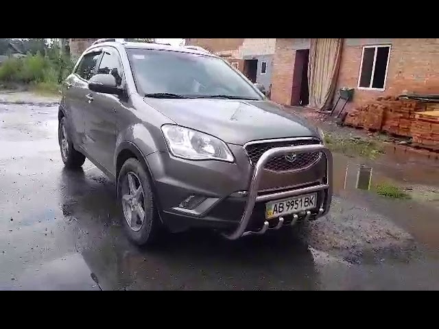 SsangYong Korando 2010-2019 гг. Кенгурятник F1-40 (нержавейка) Video 1