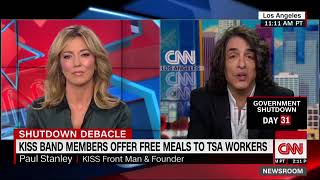 Paul Stanley &amp; Gene Simmons offer free meals to TSA workers during government shutdown