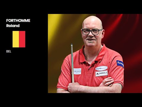 Roland Forthomme High Run of 28. 3 Cushion Billiards World Récord