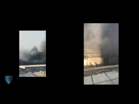 Time Sync: Beirut Explosion, 4th August 2020, Warehouse Close-Up